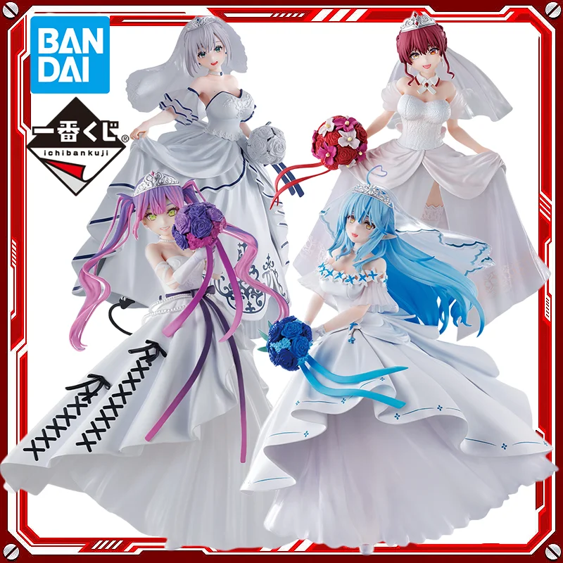 

Оригинальное свадебное платье Bandai Ichiban Hololive, стиль Houshou Marine Shirogane Noel Yukihana Lamy, аниме-фигурка, экшн-модель, игрушки