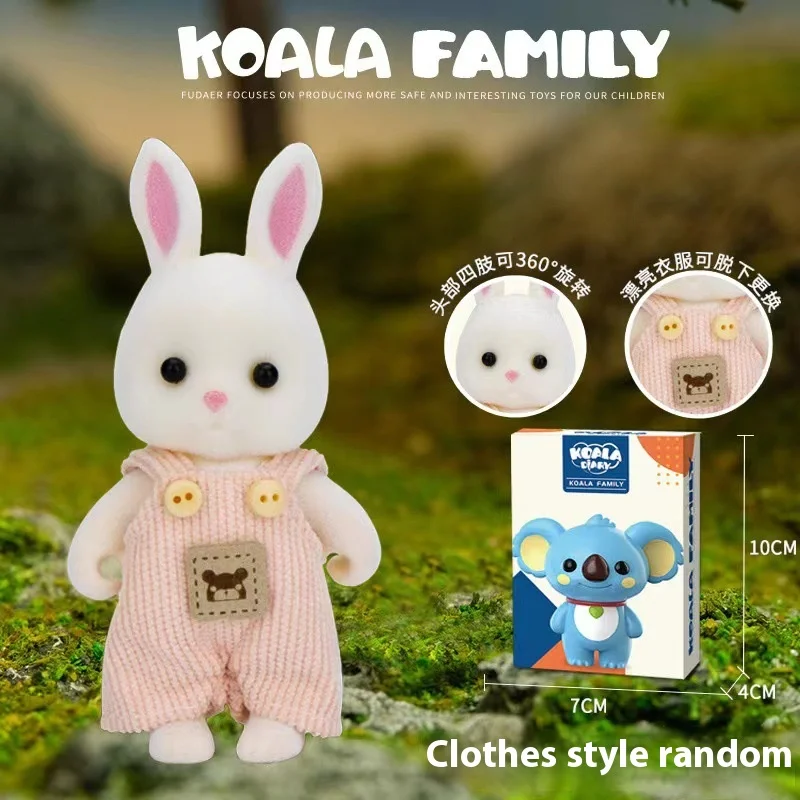 Koala Diary Original Doll Simulation Small Animal Model Miniature Scene Decoration Children\'s Play Home Doll Birthday Gift