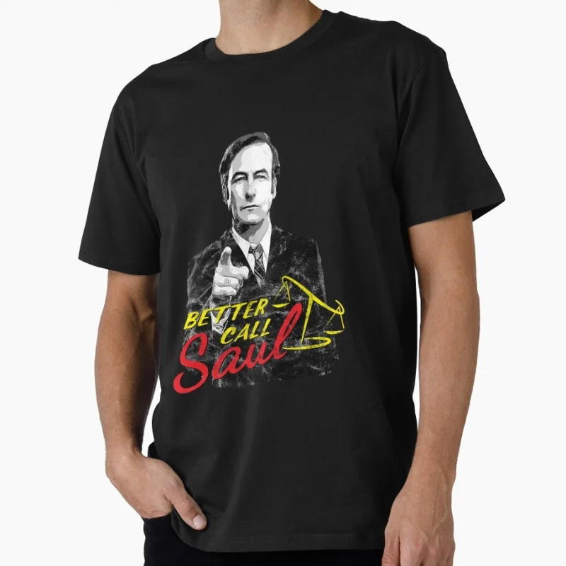 

Retro Crime Movie Better Call Saul Gift t shirt 0502 Men's 100% cotton O-Neck Short Sleeve Graphic clothes All size tee S-6XL