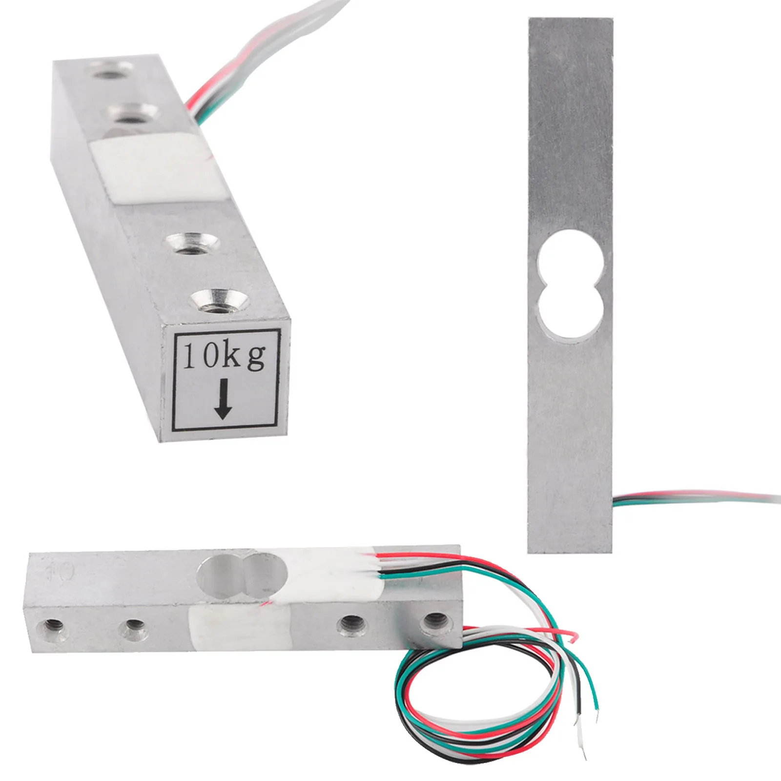 5/10PCS 1kg 2kg 3kg 5kg 10kg 20kg load cell Load Cell Weight Sensor Electronic Scale Aluminum Alloy Weighing Sensor for HX711 AD