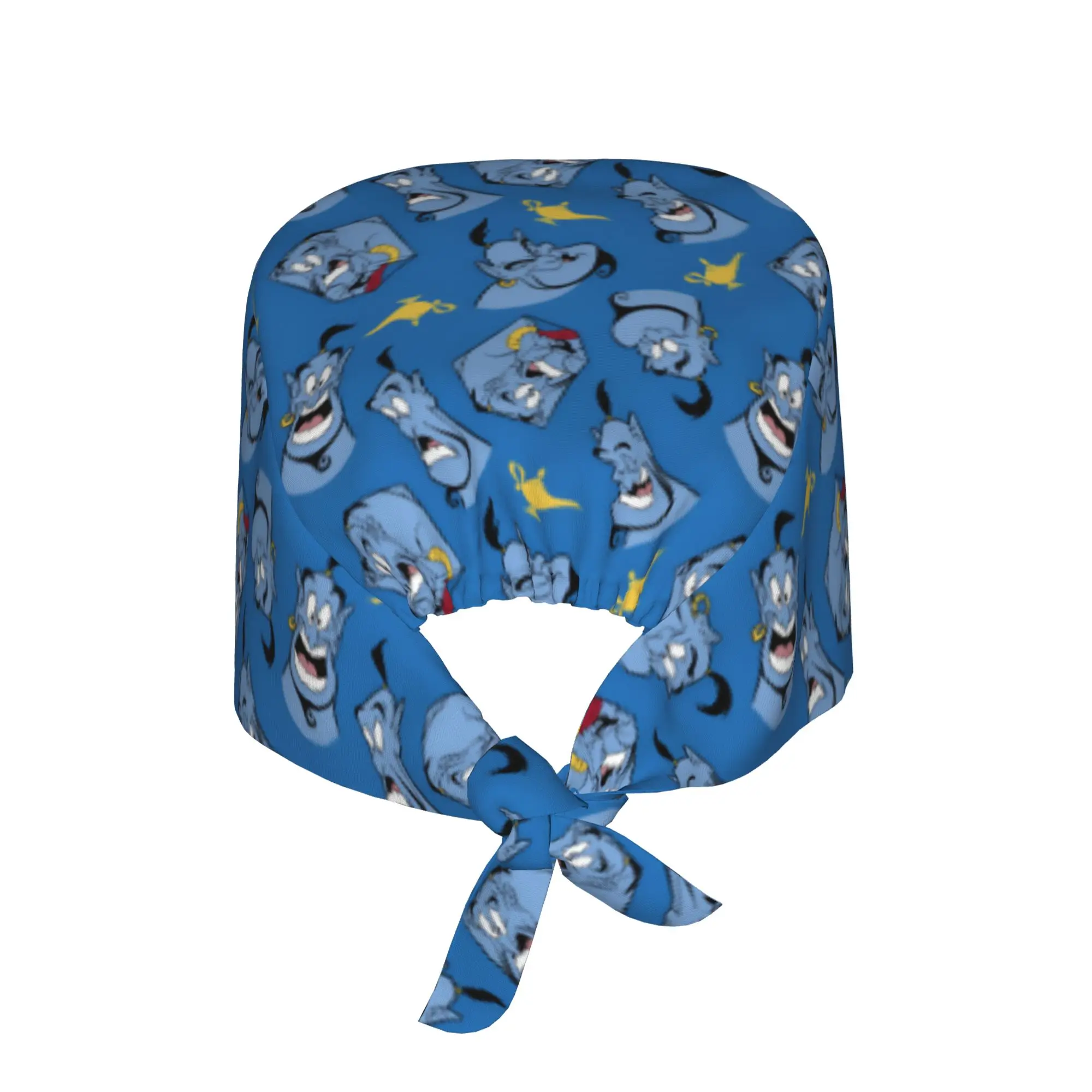 Custom A-Aladdines Anime Scrubs Cap Surgical Hats Women Men Manga Operating Room Cap Operator Hats Lab Works Hat