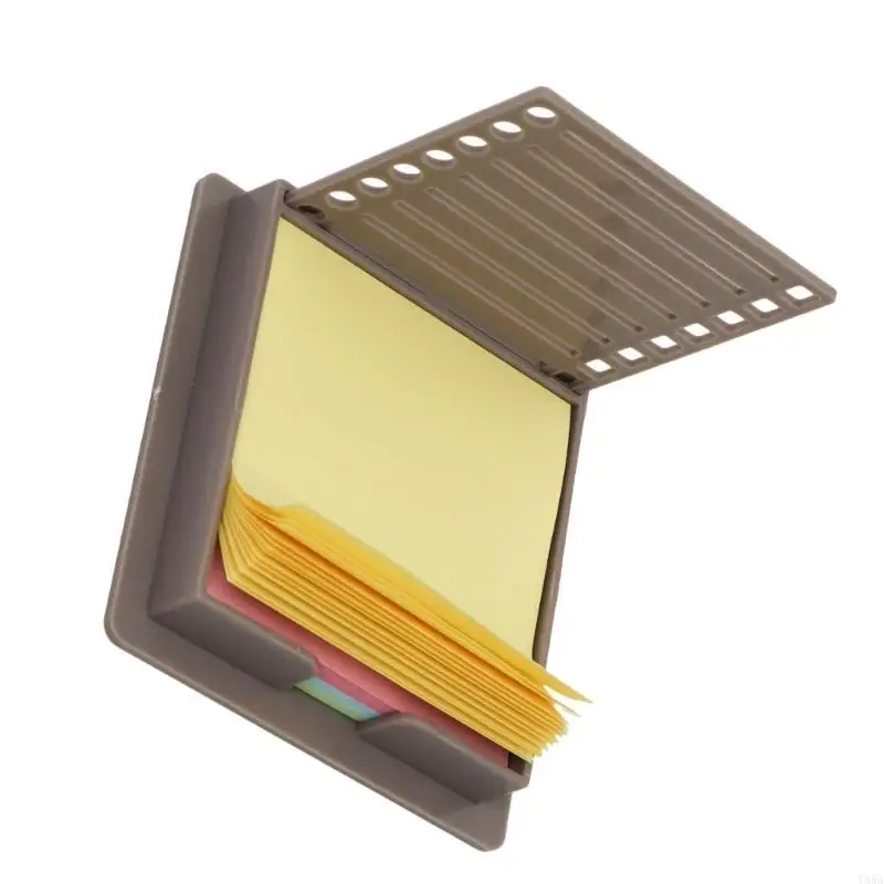 Sticky Note Holder met stencilmemo -kussenorganisator Sticky Pad Dispenser