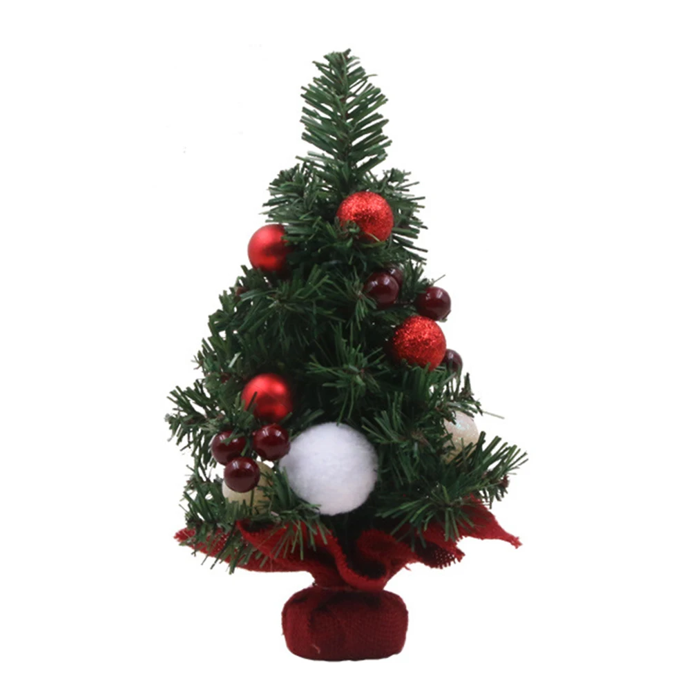

1pc Mini Desktop Faux Christmas For Holiday Party Decor Tabletop Simulation Small Tree Window Micro Christmas Tree Party Supply