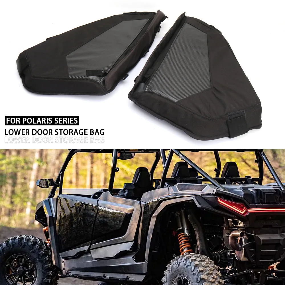 UTV Storage Side Door Bags For Polaris RZR XP Turbo S For RZR XP 4 1000 Sport EPS Accessories Tool Bags Black Kit