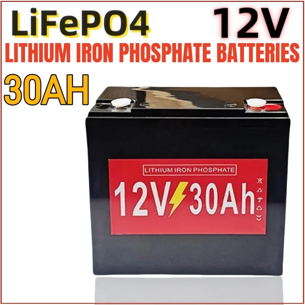 

Brand New 12V 30Ah LiFePO4 lithium iron battery phosphate suitable for RV campers off-road solar battery pack