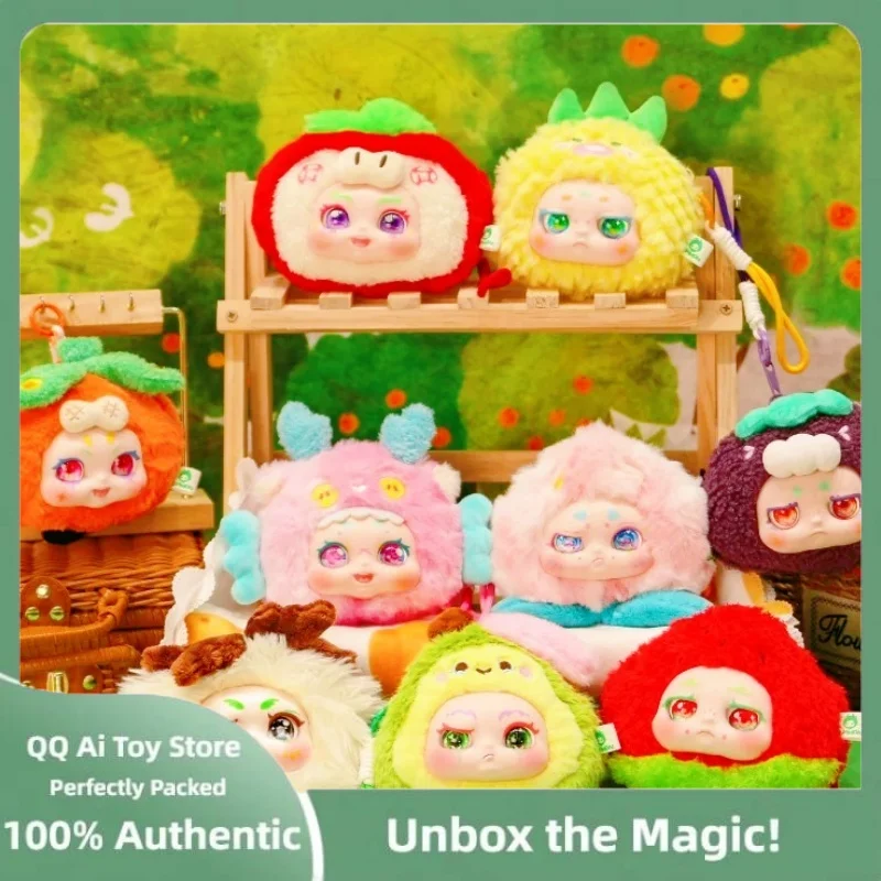 

Original Kimmon Qimxy Creature Is Indeed Your Blind Box Plush Cute Doll Girl Birthday Gift Girl Heart Fruit Plush Bag Pendant