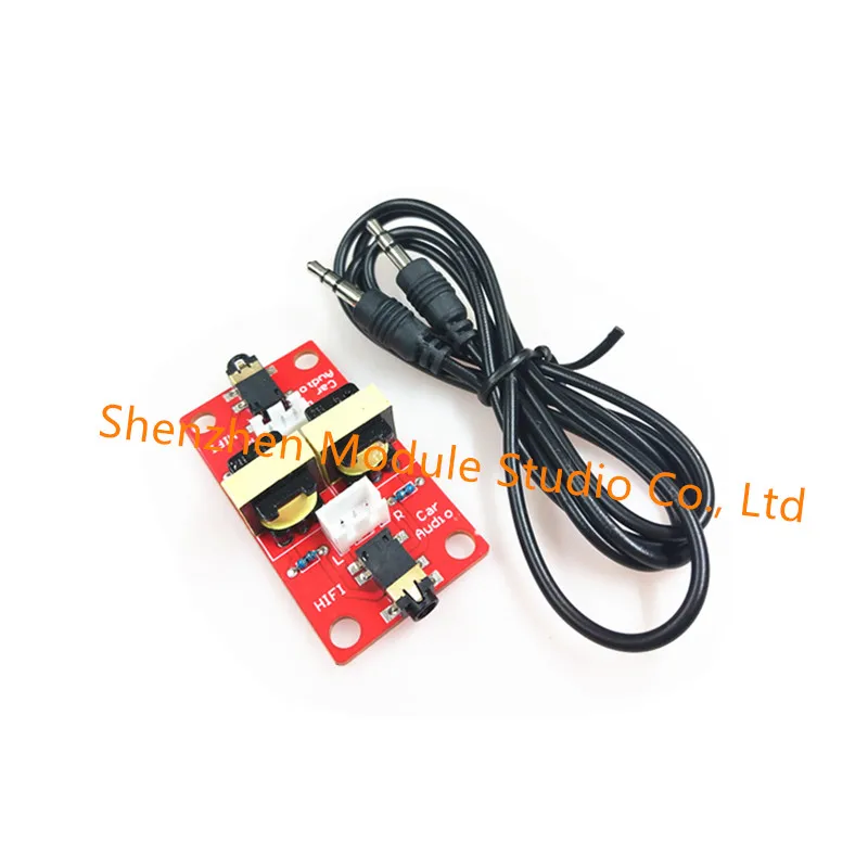 Audio noise common ground noise isolator board car navigation GPS current sound filter to eliminate AUX anti-interference