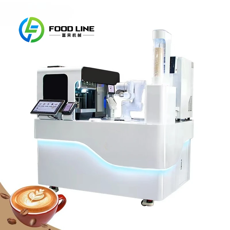 Customized Latte Art Coffee Bar Vending Machine Factory Direct Supply Made in China for Commercial Catering