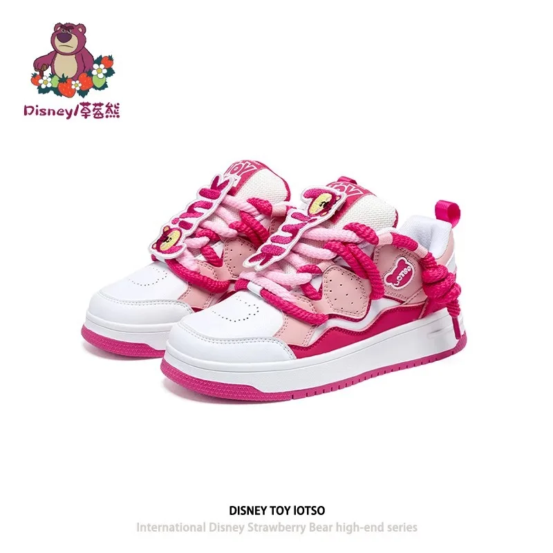 

Disney Strawberry Bear Shoes 2025 - Cartoon Fashion Sneakers for Girls, Versatile Fall/Winter Casual Wear