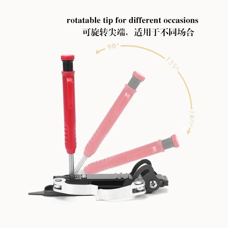 Aluminium Alloy Measuring Anti Form Multi-function Adjustable Profile Scribing Ruler Contour Gauge DIY Woodworking Compass Tool