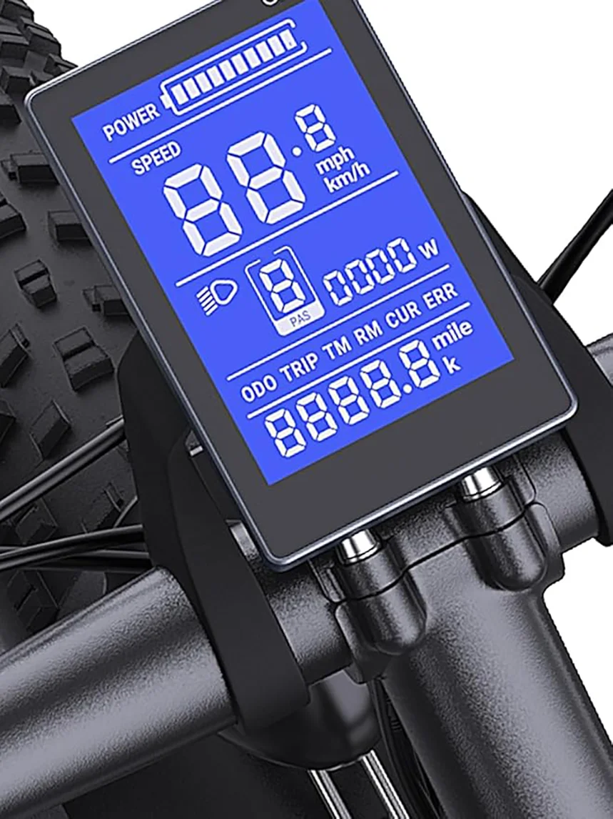 HAOQI الفهد الكبار E-الدراجة 750 واط 48V25Ah بطارية التنقل دراجة كهربائية ، 26 بوصة الدهون الإطارات E-الدراجة الجبلية