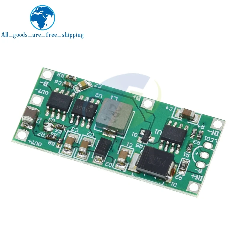 Module d'alimentation sans interruption 5V 2a, batterie au Lithium 12V 15w, Protection de connexion inversée, panne de courant, transfert automatique