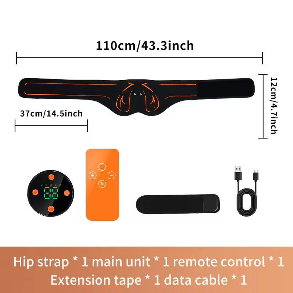 EMS Butt Trainer for Glute Lift & Hip Massage - Professional Peach Enhancer Toning Exerciser for Slimming