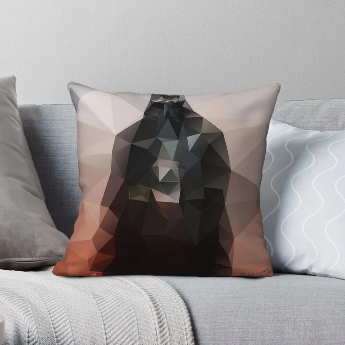 I Am The Master Square Pillowcase Polyester Linen Velvet Pattern Zip Decorative Throw Pillow Case Room Cushion Cover 18