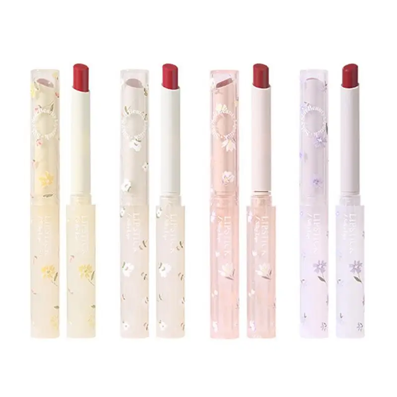 4 Kleuren Sexy Vrouwen Hydraterende Lippenstift Waterdichte Langdurige Vochtige Lipgloss Lipgloss Vrouwen Make-Up Maquiagem