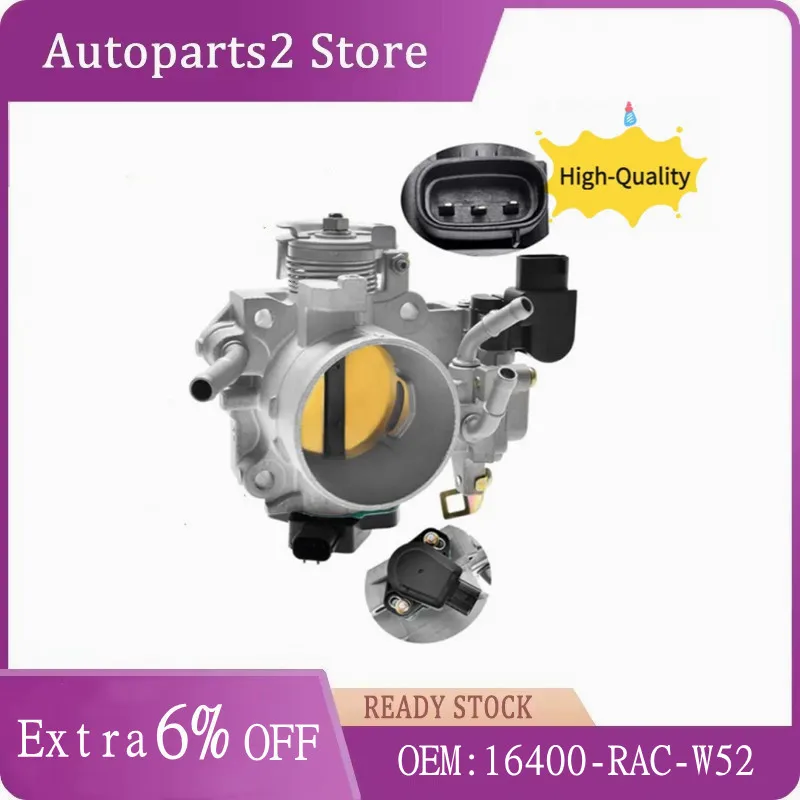 

16400-RAC-W52 Replacement Part Engines Pull Starter Start Throttle Body Assembly Fits For HONDA ACCORD CM4 2.0L 2005-2007
