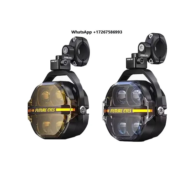 

Motorcycle LED Spotlights for Anti-theft, Quick Disassembly, Road Paving, Wide and Narrow Beam, Cutting Line, Strong Light.