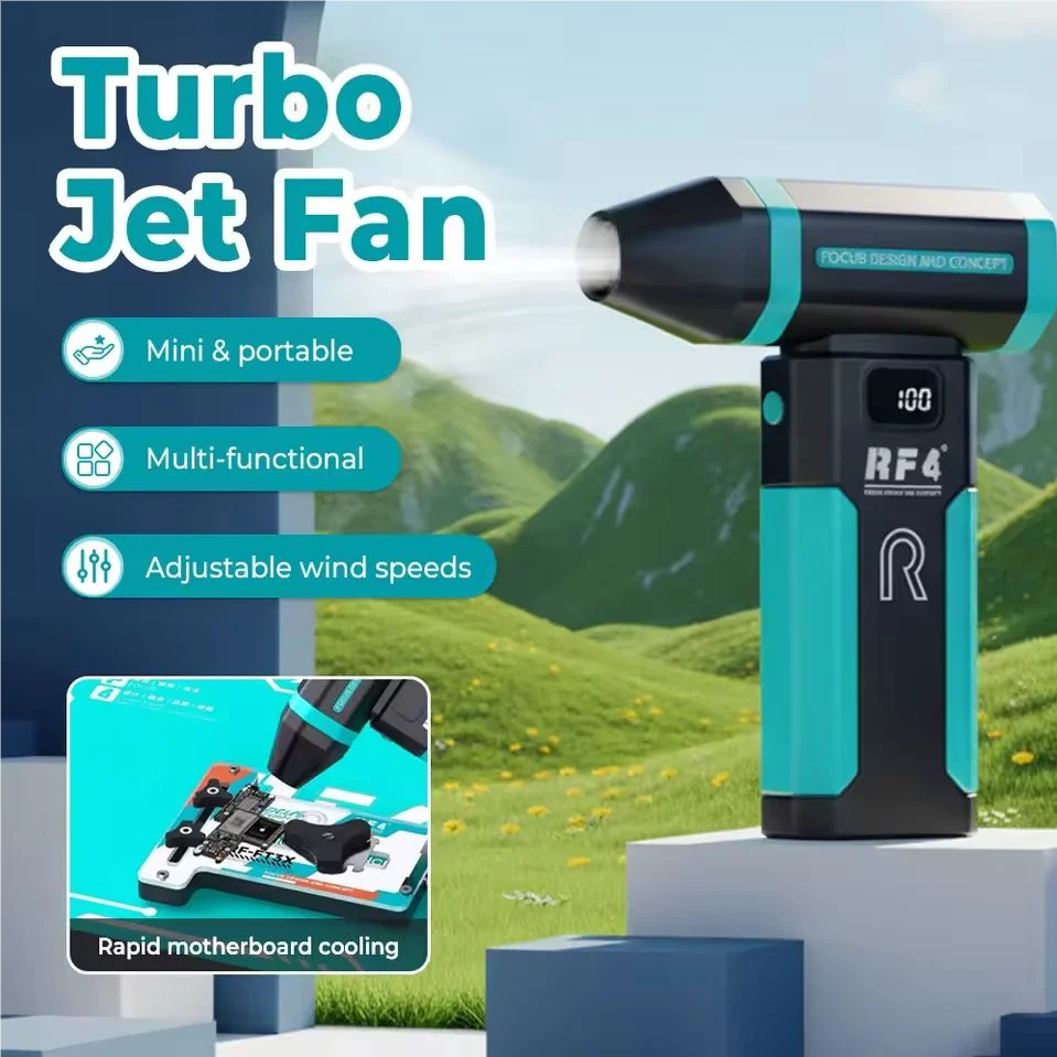 

5 Wind Speeds Adjustable Turbo Jet Fan Powerful Air Blower Electric Compressed air Duster for Car Dryer/PC/Home Cleaning Tools