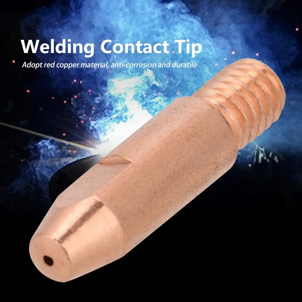 20Pcs 24KD Contact Tips MIG Torch Consumables MIG MAG Welding Torch Welding Tip 0.8mm