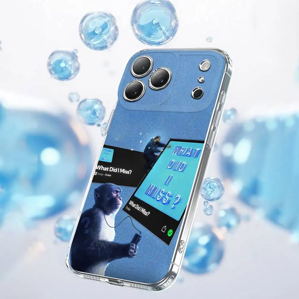 Iceman What Did I Miss D-Drake Handyhülle für iPhone 17,16,15,14,13,12,11 Plus,Pro,Max,Plus,E,SE4,Air,Mini Transparent