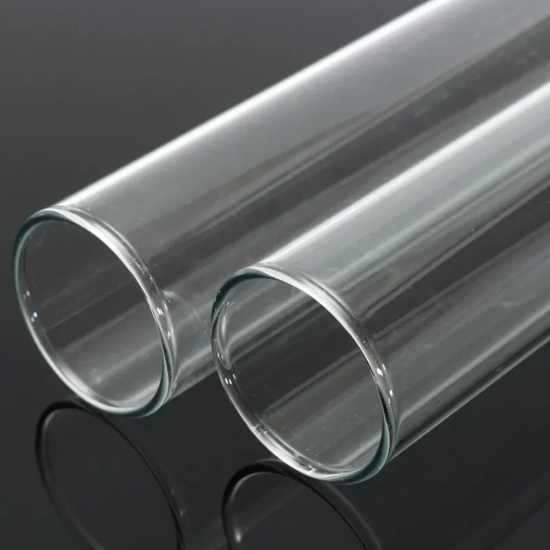 5pcs Borosilicate Round Bottom Test Tubes, Heat Resistant Glass Vials for Plant Propagation, Hydroponics & Science Projects