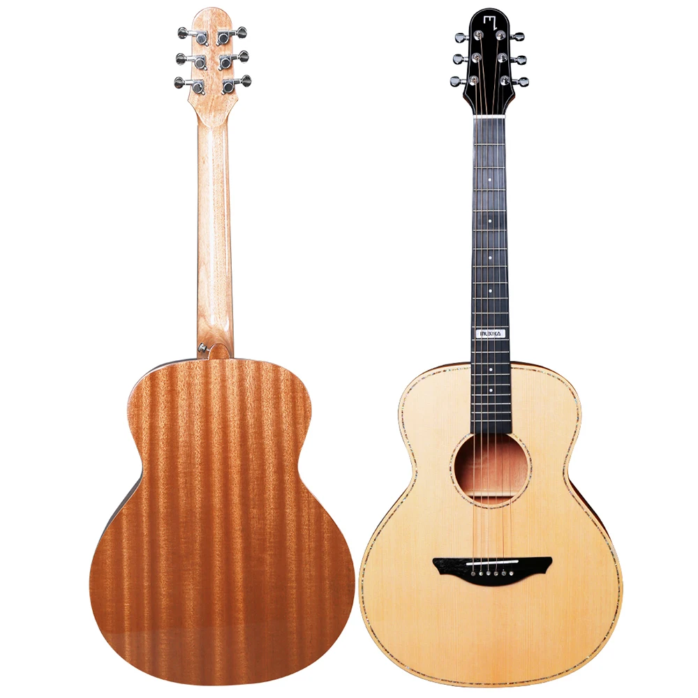 

6 Strings Acoustic Guitar 36 Inch Folk Guitar Guitarra 20 Frets Sapele Spruce Guitar for Beginners Adults Stringed Instrument