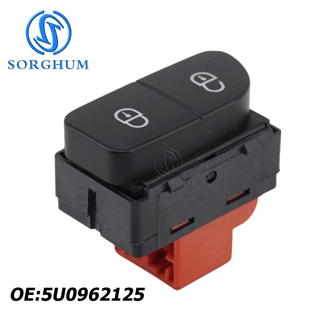 SORGHUM 5U0962125 For VW FOX GOL GV Power Window Switch Central Lock Control Switch Button 4 PINs 19008 5U0 962 125 373959855A