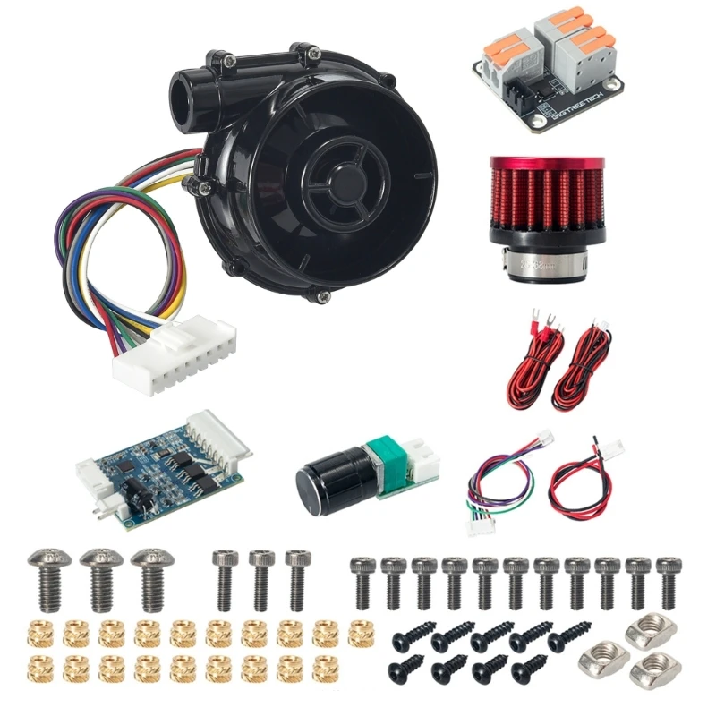 24V Brushless Centrifugal Air Blower WS7040 7040 Blower Fan 6.5Kpa Potentiometer Driver for VzBoT HevORT 3D Printer