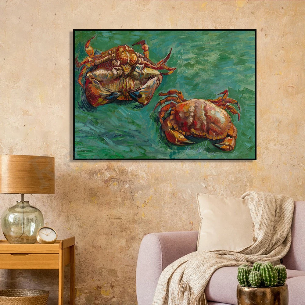 

Two Crabs by Vincent van Gogh high quality print poster, exhibition poster