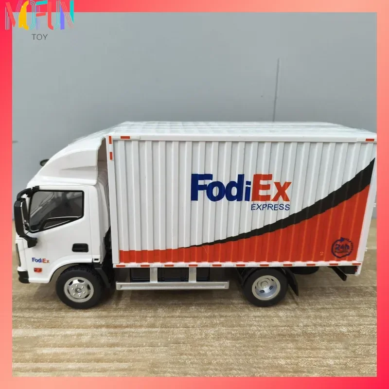 Huina 1:18 Rc Car 12ch Remote Controlled Express Delivery Car Loading Transport Car Small Cargo Truck Floating Van Small Truck