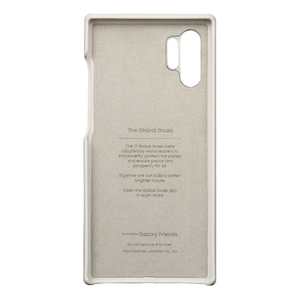 Genuine Cowhide Leather Phone Case for Samsung Galaxy Note 10 Luxury White Back Cover Clearance Big Sale