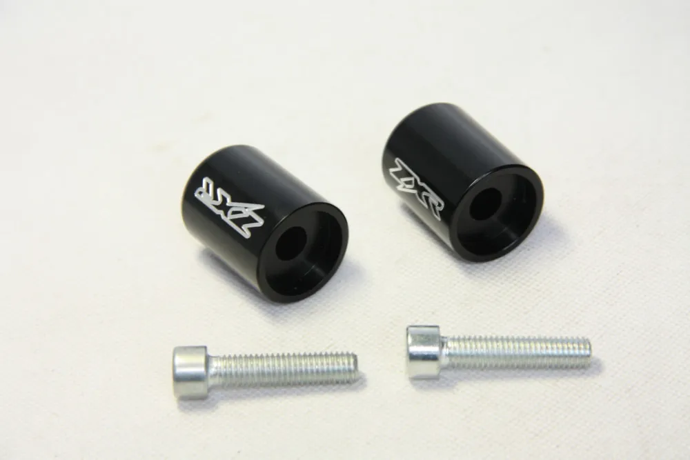 

Black / Chrome Hand Bar Ends For Kawasaki Ninja 250 500 650R ZX600 ZX6 636 ZX6R ZX6RR ZZR600 ZX7R ZX9R ZX10R Z1000 Motorcycle