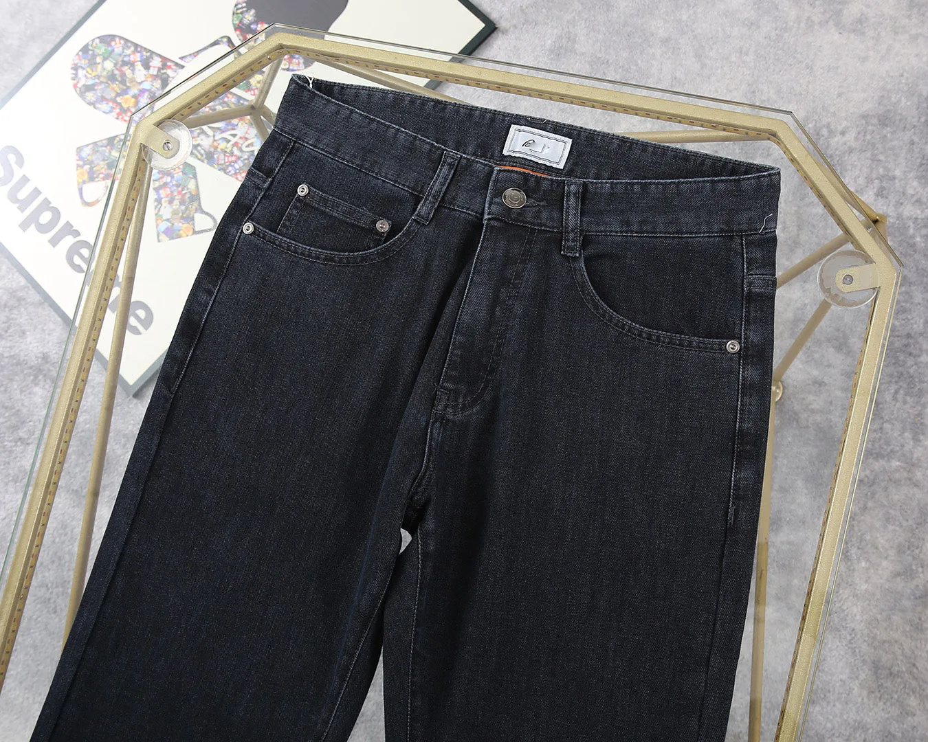 

7 SIJITONGDAJeans Thin Cotton Men 2025 Spring Summer New Straight Breathable Outdoors Comfort Zipper Big Size30-42 Pants