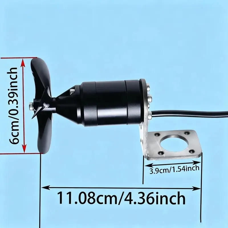 Hot Sale X3 Mini DIY Underwater Thruster High Performance Brushless Motor 260W 24V 5.2Kg Thrust for RC Boat Bait Boat
