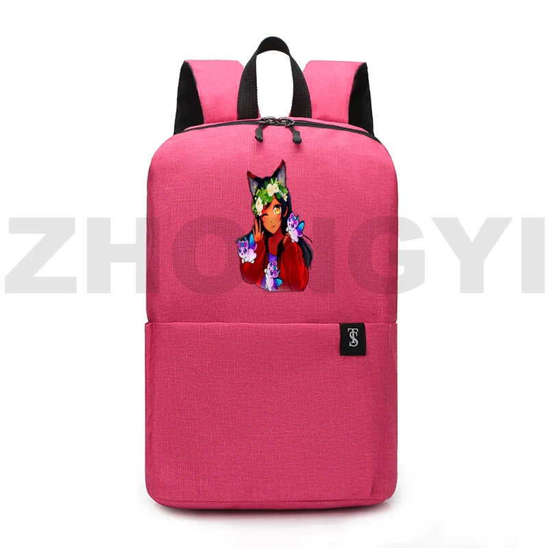 Zaino con cerniera per cartoni animati zaini Aphmau da viaggio per adolescenti della scuola ragazze Mochilas Para Mujer Anime come studente Bookbag per gatti