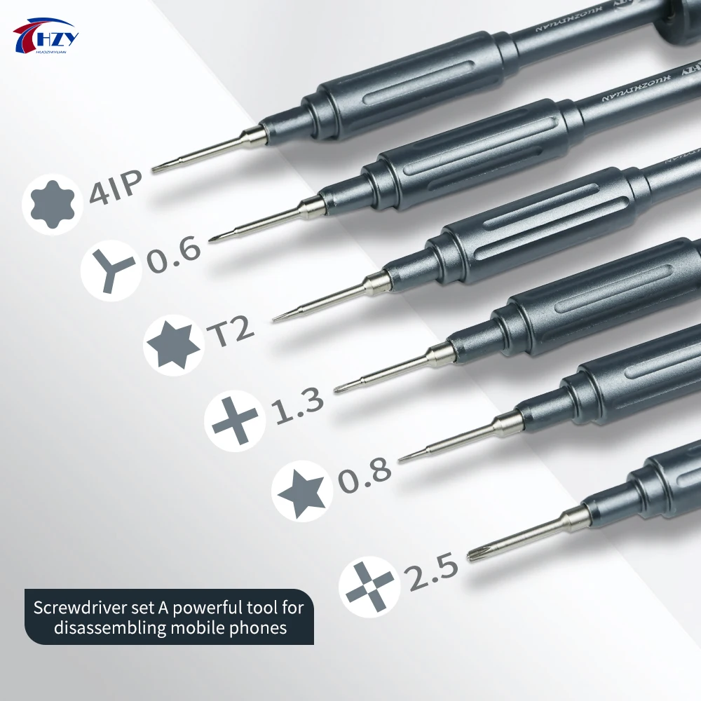 HZY High Hardness Precision Screwdriver Plum Blossom Cross for IPhone (17 Series) Bottom Internal Disassembly Mobile Repair Tool
