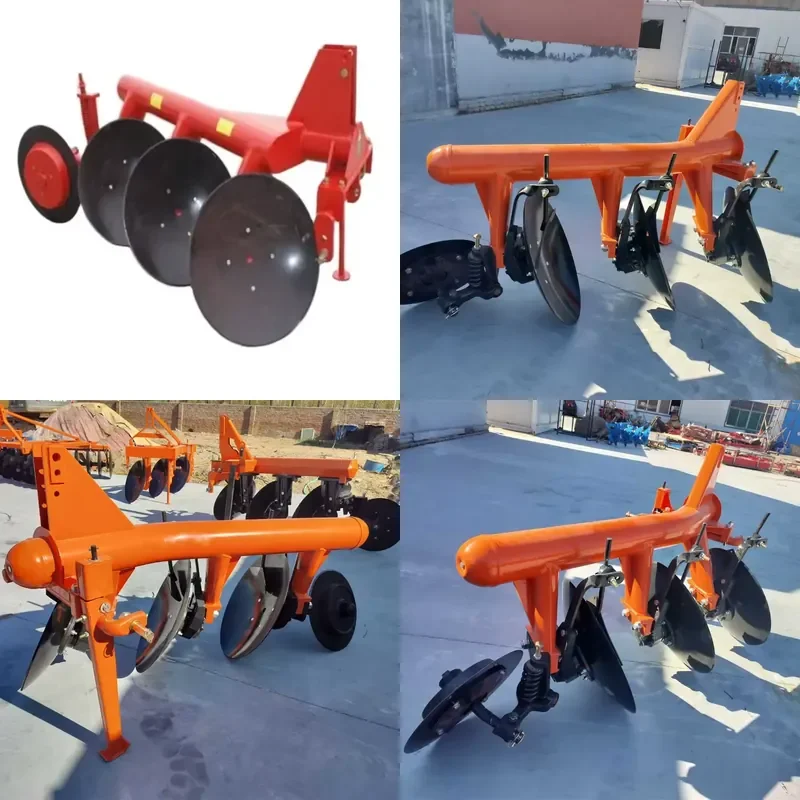 Agricultural Disc Plough 2 3 4 5 Discs for Tractors Farming Three Point Suspension Connection to Agricultural Tractors