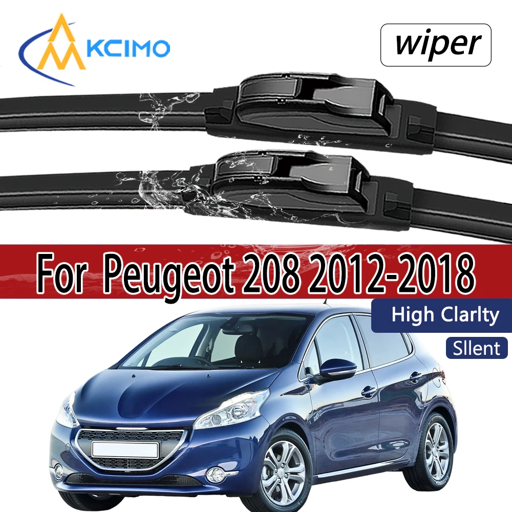 

Для Peugeot 208 2012-2018 щетки стеклоочистителя переднего стекла 2 шт. аксессуары для окон ветрового стекла