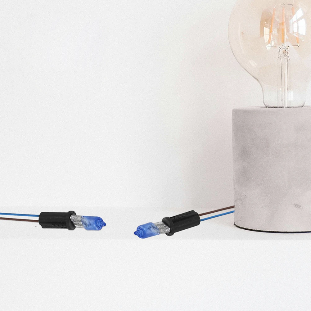 

6 шт. G4 держатель цоколя лампы пластиковый цоколь 20 см низкое напряжение прочный термостойкий черный стержень светодиодный цоколь лампы