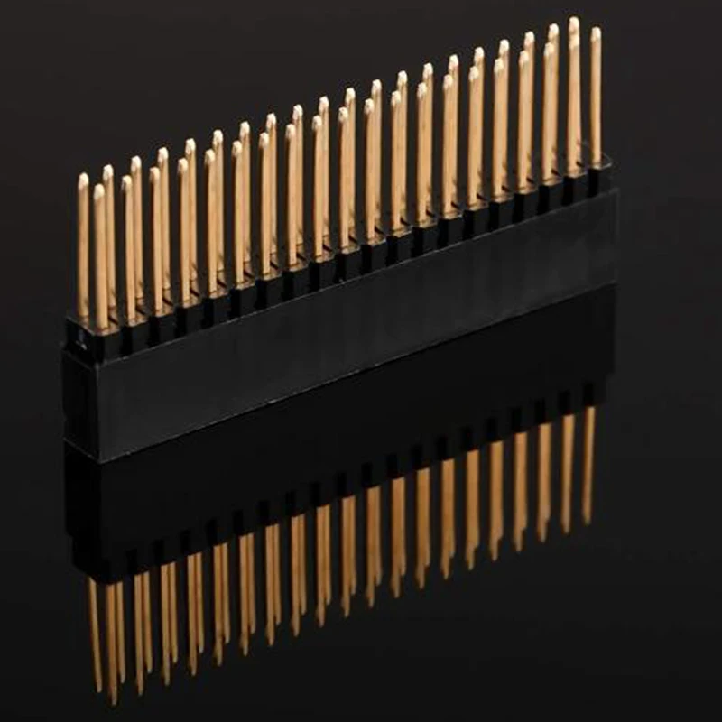 Shop Now 2 x 20(40 Pin) Stacking Header for Raspberry Pi A+/B+/Pi 2/Pi 3 Extra Tall Header (Pack of 4)
