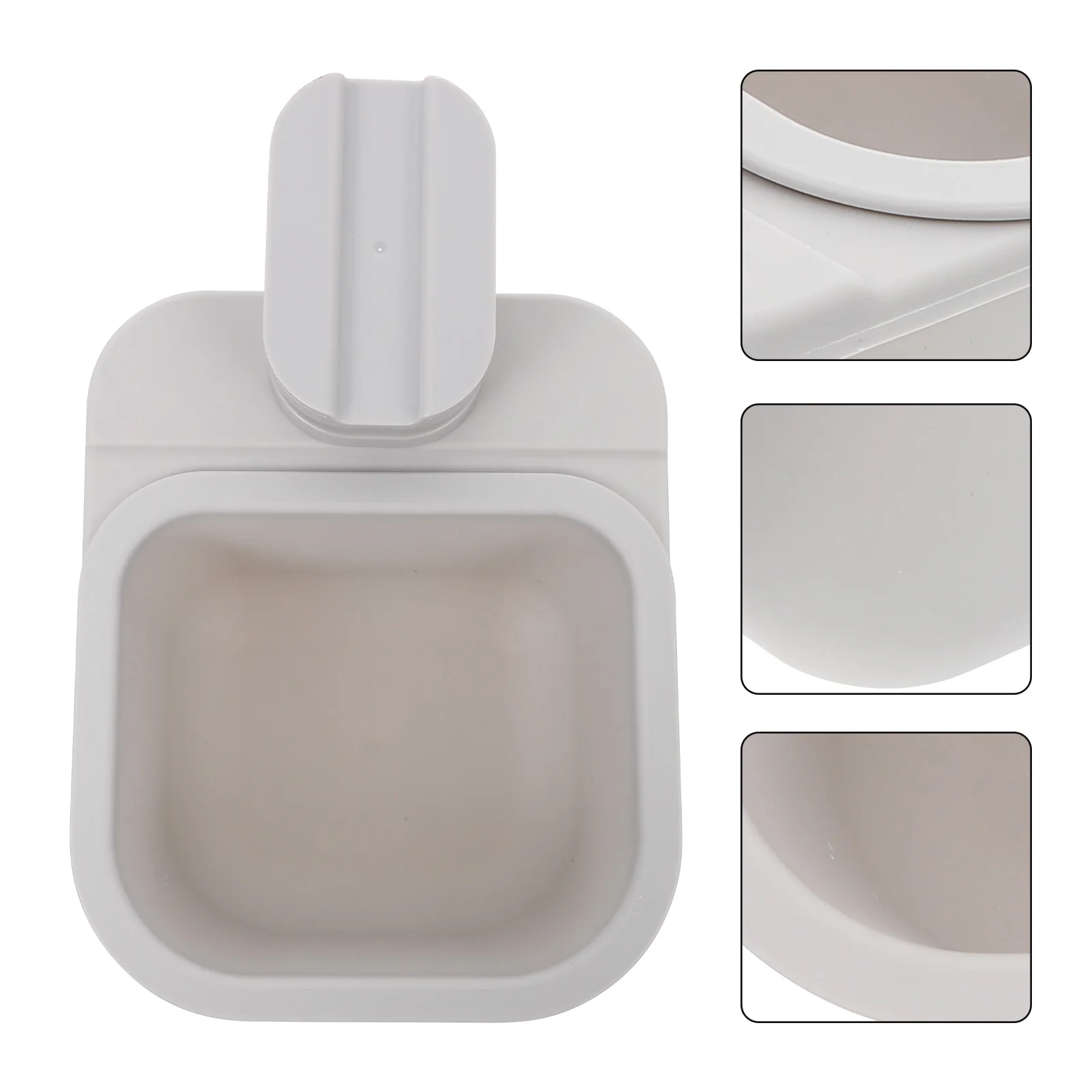 

Rotating Storage Box Desk Edge Trash Can Clip on Bedroom Side Table Garbage Bin Clamp Abs Removable Inner Bucket Cans Junk Case