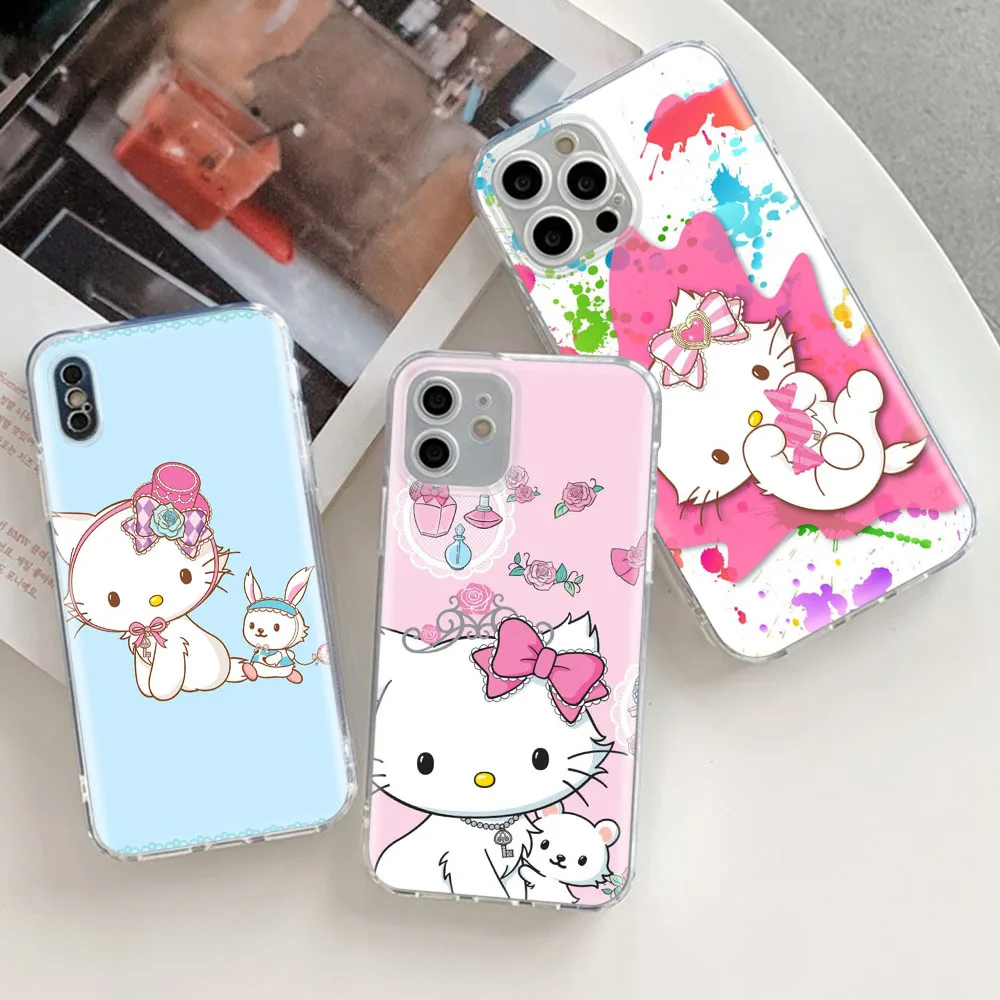 Charmmy Kitty casing transparan untuk Motorola Moto Edge 30 Fusion Neo penutup