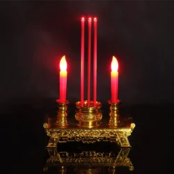 Worship lamp Electric Fake Buddhism Light Worship Altar Table Decor