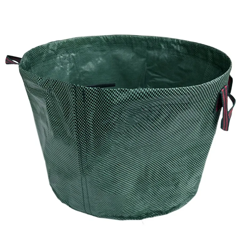 Thick and waterproof leaf bag with large capacity folding storage bag, outdoor weed and garbage composting tool in the courtyard