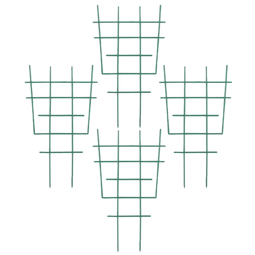 

4pcs Plant Support Stand Plastic Garden Trellis For Climbing Plants Morning Glory Outdoor Indoor Use Plant