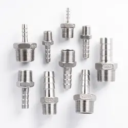 1Pcs 304 Stainless Steel BSPT 1/8