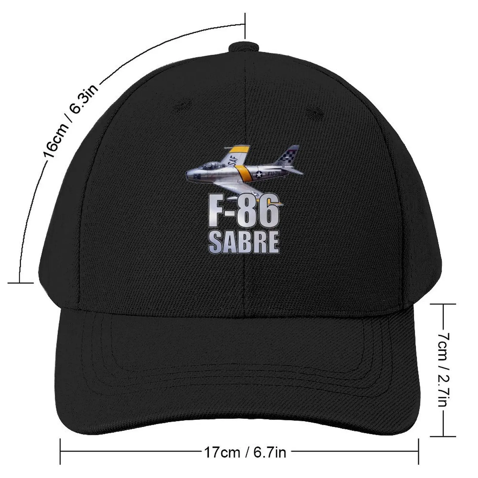 North American F86 Sabre Fighter Jet Illustration Baseball Cap summer hat Beach beach hat Luxury Hat Caps Women Men's