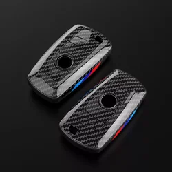 For BMW Carbon Fiber Remote Key Fob Case Cover 1 2 3 4 SERIES F20 F22 F30 F31 F32