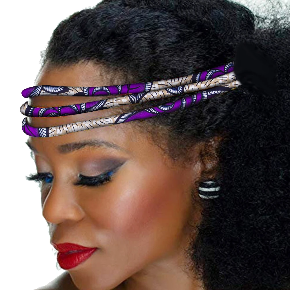 African New Vintage Ankara Handmade Headwear African Kent Women Custom Multicolor Accessories WYB599
