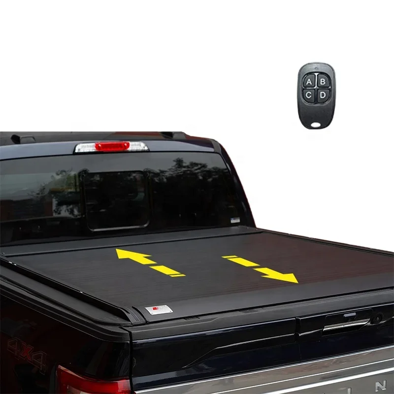 

Aluminum Retractable Roller Shutter Electric Tonneau Cover Truck Bed for Chevy Silverado 1500